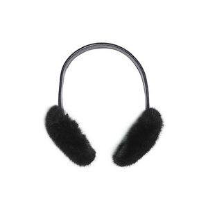 Michael by Michael Kors Black Fox Fur Earmuffs